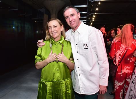 raf simons and miuccia Prada